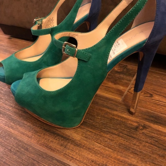 Boutique 9 Shoes - Boutique 9 Colorblock Heels - NWOT